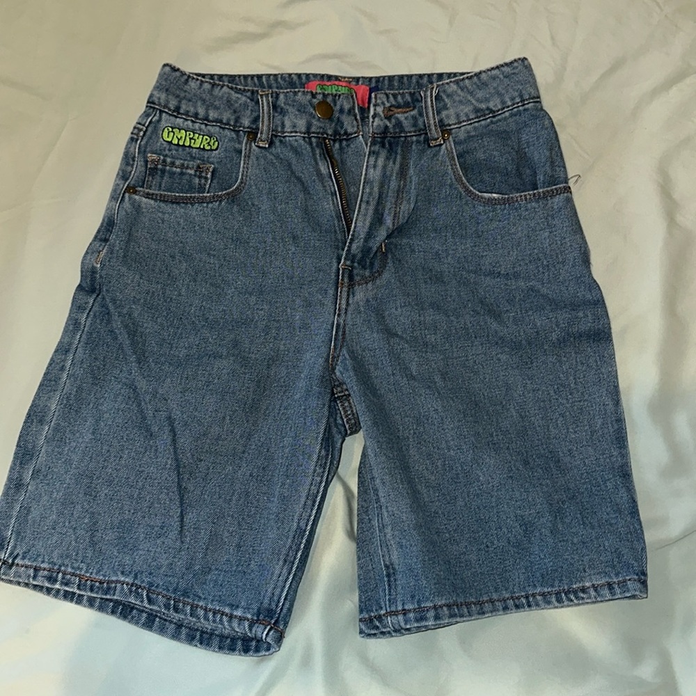 Denim shorts
